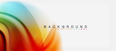 Girdap sıvısı akan renklerin hareket efekti, holografik soyut arkaplan