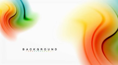 Girdap sıvısı akan renklerin hareket efekti, holografik soyut arkaplan