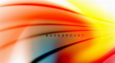 Girdap sıvısı akan renklerin hareket efekti, holografik soyut arkaplan