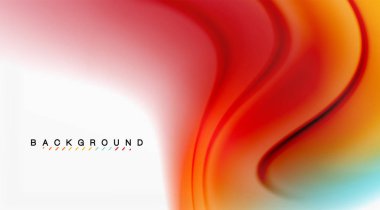 Girdap sıvısı akan renklerin hareket efekti, holografik soyut arkaplan