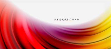 Bulanık sıvı arka plan renkleri, özet satırları, vektör çizim dalgalar