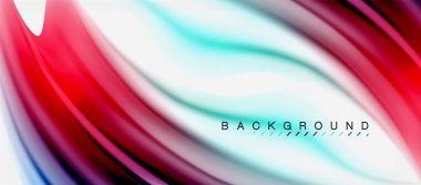 Bulanık sıvı arka plan renkleri, özet satırları, vektör çizim dalgalar