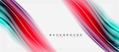 Bulanık sıvı arka plan renkleri, özet satırları, vektör çizim dalgalar