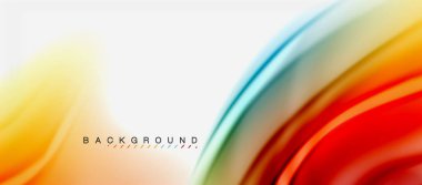 Bulanık sıvı arka plan renkleri, özet satırları, vektör çizim dalgalar