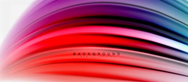 Bulanık sıvı arka plan renkleri, özet satırları, vektör çizim dalgalar