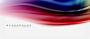 Bulanık sıvı arka plan renkleri, özet satırları, vektör çizim dalgalar