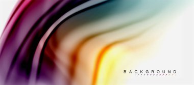 Bulanık sıvı arka plan renkleri, özet satırları, vektör çizim dalgalar