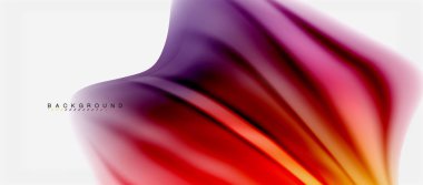 Bulanık sıvı arka plan renkleri, özet satırları, vektör çizim dalgalar