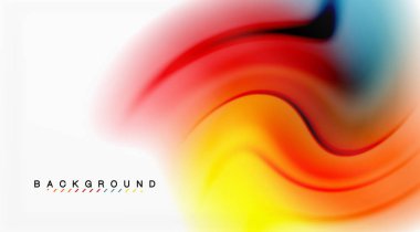 Girdap sıvısı akan renklerin hareket efekti, holografik soyut arkaplan