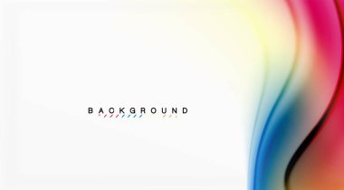 Girdap sıvısı akan renklerin hareket efekti, holografik soyut arkaplan