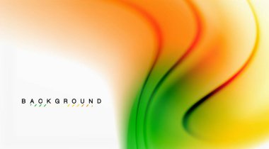 Girdap sıvısı akan renklerin hareket efekti, holografik soyut arkaplan