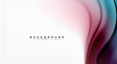 Girdap sıvısı akan renklerin hareket efekti, holografik soyut arkaplan