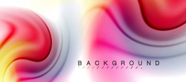 Girdap sıvısı akan renklerin hareket efekti, holografik soyut arkaplan