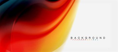 Girdap sıvısı akan renklerin hareket efekti, holografik soyut arkaplan