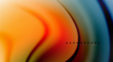 Girdap sıvısı akan renklerin hareket efekti, holografik soyut arkaplan