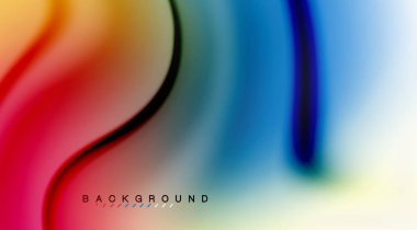 Girdap sıvısı akan renklerin hareket efekti, holografik soyut arkaplan