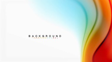 Girdap sıvısı akan renklerin hareket efekti, holografik soyut arkaplan