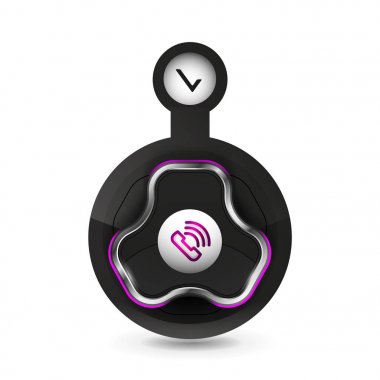 Eski moda telefon düğme, çağrı merkezi desteği simgesi