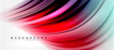 Bulanık sıvı arka plan renkleri, özet satırları, vektör çizim dalgalar