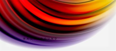 Bulanık sıvı arka plan renkleri, özet satırları, vektör çizim dalgalar