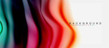 Bulanık sıvı arka plan renkleri, özet satırları, vektör çizim dalgalar