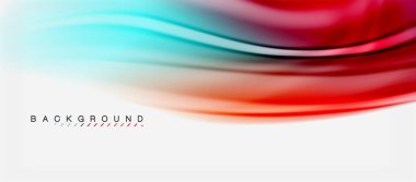 Bulanık sıvı arka plan renkleri, özet satırları, vektör çizim dalgalar