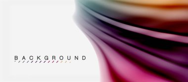 Bulanık sıvı arka plan renkleri, özet satırları, vektör çizim dalgalar