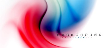 Girdap sıvısı akan renklerin hareket efekti, holografik soyut arkaplan