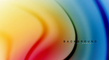 Girdap sıvısı akan renklerin hareket efekti, holografik soyut arkaplan