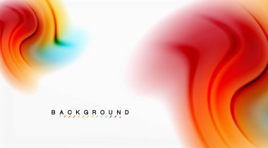 Girdap sıvısı akan renklerin hareket efekti, holografik soyut arkaplan