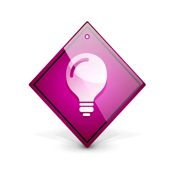 灯泡, 新理念概念网页按钮 — 图库矢量图片