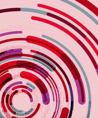 Dairesel çizgiler, daireler, geometrik arka plan