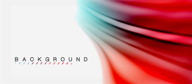 Bulanık sıvı arka plan renkleri, özet satırları, vektör çizim dalgalar