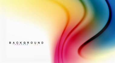 Girdap sıvısı akan renklerin hareket efekti, holografik soyut arkaplan