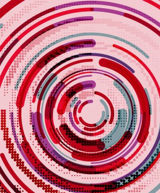 Dairesel çizgiler, daireler, geometrik arka plan