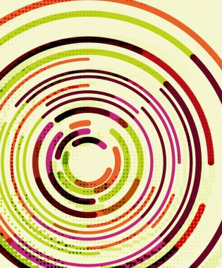 Dairesel çizgiler, daireler, geometrik arka plan