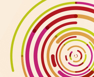 Dairesel çizgiler, daireler, geometrik arka plan