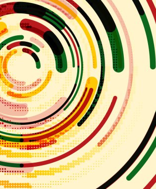 Dairesel çizgiler, daireler, geometrik arka plan