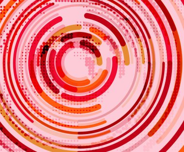 Dairesel çizgiler, daireler, geometrik arka plan