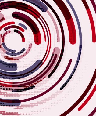 Dairesel çizgiler, daireler, geometrik arka plan