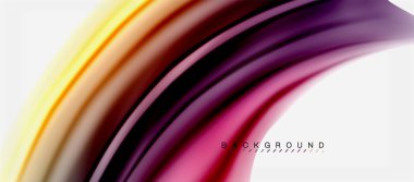 Bulanık sıvı arka plan renkleri, özet satırları, vektör çizim dalgalar