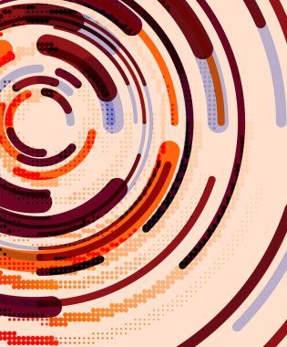 Dairesel çizgiler, daireler, geometrik arka plan