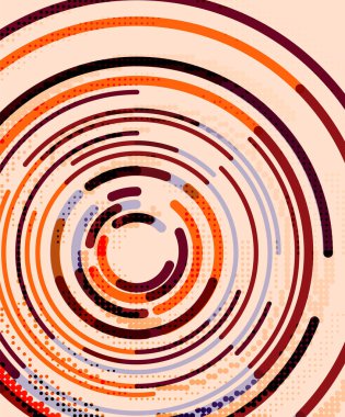 Dairesel çizgiler, daireler, geometrik arka plan