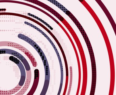 Dairesel çizgiler, daireler, geometrik arka plan