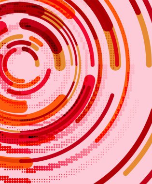 Dairesel çizgiler, daireler, geometrik arka plan