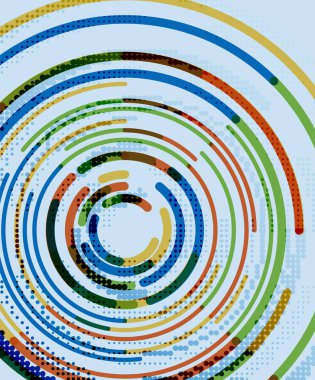 Dairesel çizgiler, daireler, geometrik arka plan