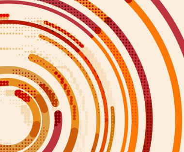 Dairesel çizgiler, daireler, geometrik arka plan