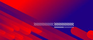 Akan neon eğimleri geometrik soyut arka plan düz çizgiler ve yuvarlak kuyruklar. Duvar kağıdı, pankart, arkaplan, kart, iniş sayfası için sıvı renk gradyan arkaplanı