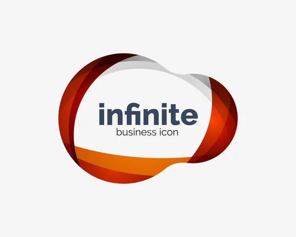 Логотип Infinite, икона бизнеса — стоковый вектор