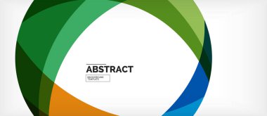 Renkli dalga hatları soyut arka plan, iş veya techno sunumu için renk çizgisi